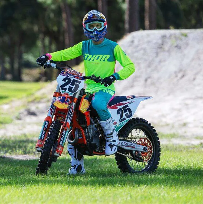 Новинка MX Джерси Набор ATV moto cross gear набор топ Dirt Bike Костюм moto Jersey набор