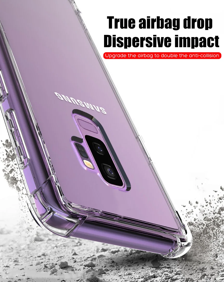 CAPAME Soft Case For Samsung Galaxy S8 S9 Plus Note 8 9 Shockproof Silicone Case For Samsung S9 Case S6 S7 Edge Phone Cases S8 (4)