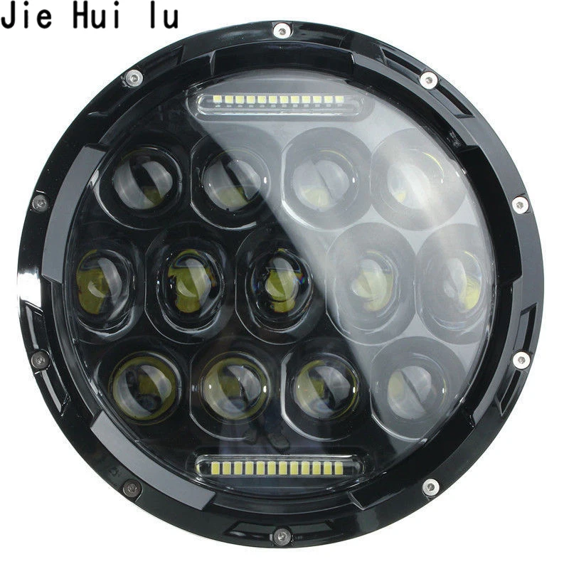 

Car Styling Super bright 75w H/L Beam H4 H13 LED Headlight with DRL 7 inch Headlamp for Jeep Jk Tj Fj Cruiser Trucks 4wd Lights