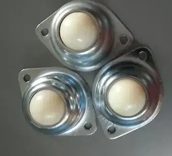 

16mm Nylon Beads Universal Ball Cow Eye Trolley Wheels-Long:48mm