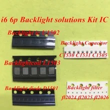 5 компл.(50 шт.) для iPhone 6 6plus подсветка решения КОМПЛЕКТ IC U1502+ катушка L1503+ диод D1501+ конденсатор C1530 31 C1505 фильтр FL2024-26
