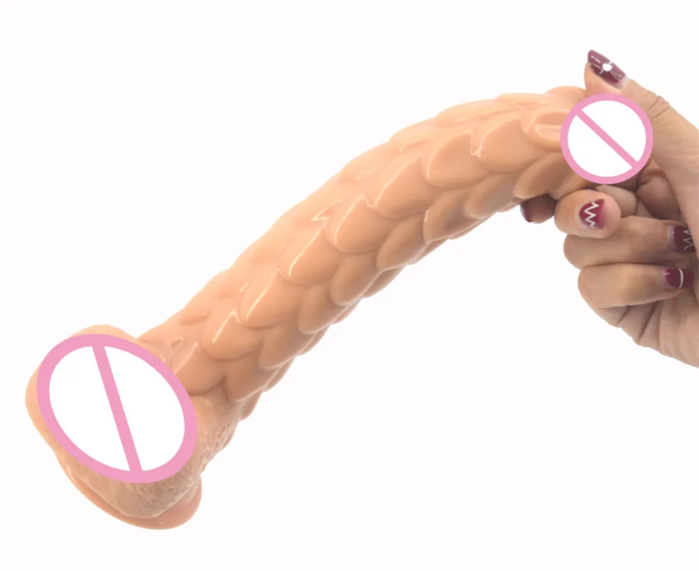 fish scale dildo 13