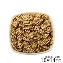 300pcs/lot Spray Gold Beads Rhombus Acrylic Plastic Bead for Women and Men Jewerly Making Decoration Accessories