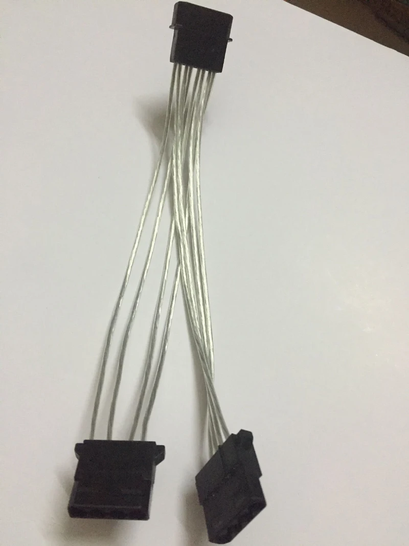 Кабель питания Molex с 4 контактным разъемом папа на 2 порта IDE мама Y образный