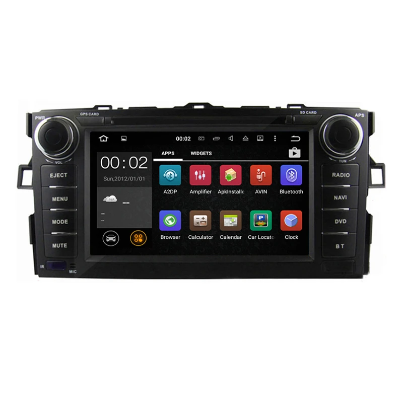 7 дюймов Android 8 0 6 Автомобильный DVD Плеер gps или android 1 для Toyota Auris 2008 2014 Corolla Hatchback 2012 4G