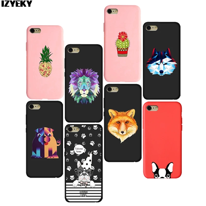 

IZYEKY cover for Samsung A5 2016 Cute Cartoon Animal cactus Dog Bulldog Case for Samsung galaxy A5 2017 A520F/A5 2016 A510F
