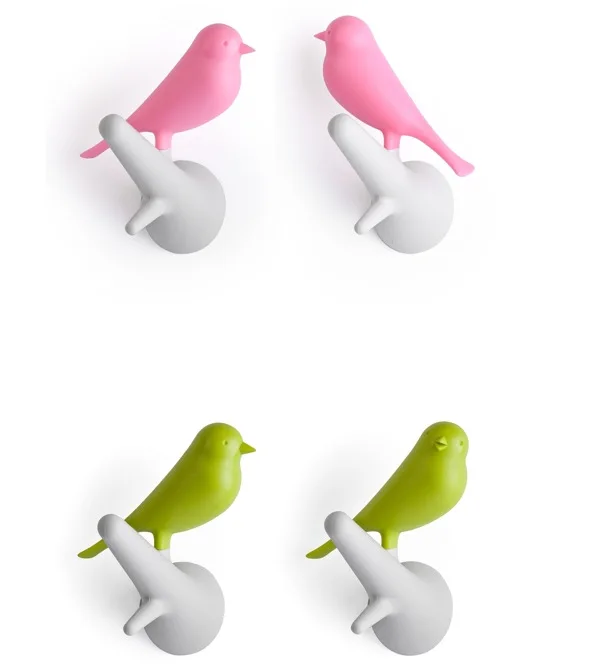 

Birds Dopple Sparrow Hook Home Storage Organization Clothing Hooks Wardrobe Storage Hangers Clothes and Hat Hook