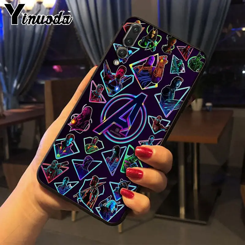 Чехол для телефона Yinuoda Marvel Супергерои из &quotМстителей&quot Huawei honor 8x 7a P20Lite P10 Plus