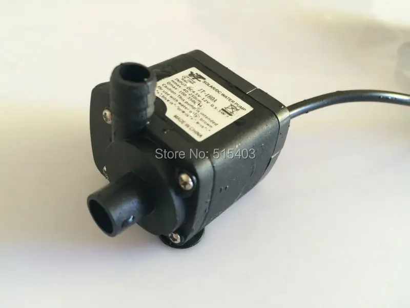 

2pcs/ Lot 3.5-12Vdc Micro Brushless DC water pump Low noise 2.2M, 350LPH, For plumbing computer cooling Free shipping
