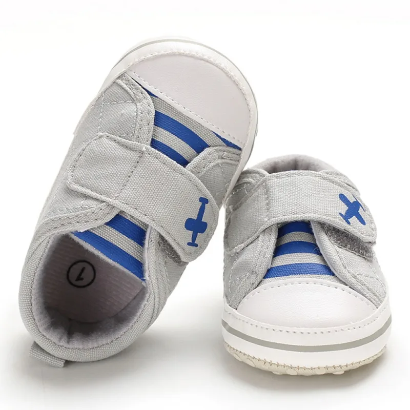 

Newborn Baby Boys Shoes Sneakers Crib Footwear First Walker Infant Cotton Soft Sole Non-slip Prewalkers