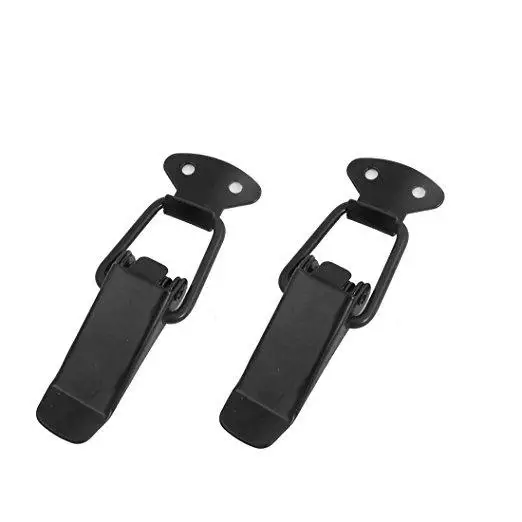 LumiParty 2 шт. 6 5x2 5x1 1 см черный металлический ящик тумблер защелка зажим модный