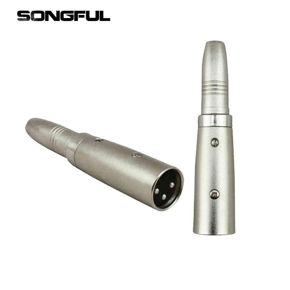 3pin XLR папа 1/4 &quot6 3/6 5 мм моно гнездо AUX разъем для микрофона Аудио Стерео адаптер