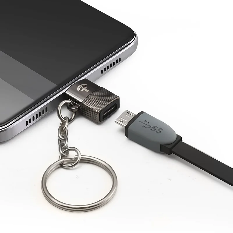 Rocketek Micro USB к type c OTG адаптер алюминиевый телефон type-c аксессуары мужской разъем для Xiaomi OnePlus LG Nexus 5X6 P