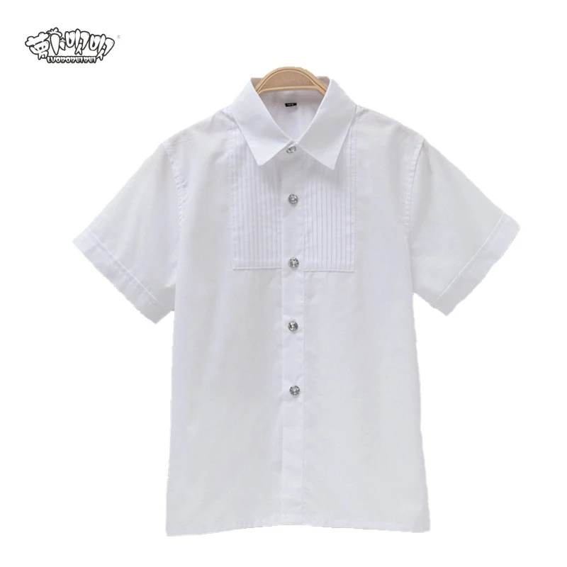 Boys-Formal-Solid-Cotton-Dress-Shirt-Brand-Boys-England-Style-Wedding ...