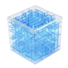3D Мини скоростной куб лабиринт магический куб головоломка игра кубики магические Обучающие игрушки Лабиринт катающийся мяч игрушки для детей и взрослых