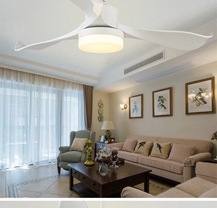 DINGDIAN светодиодный потолочный вентилятор 220 В, светильник с энергосберегающим пультом дистанционного управления, потолочный светильник, вентилятор 24 Вт, декор для помещений, для гостиной, трехцветная спальня
