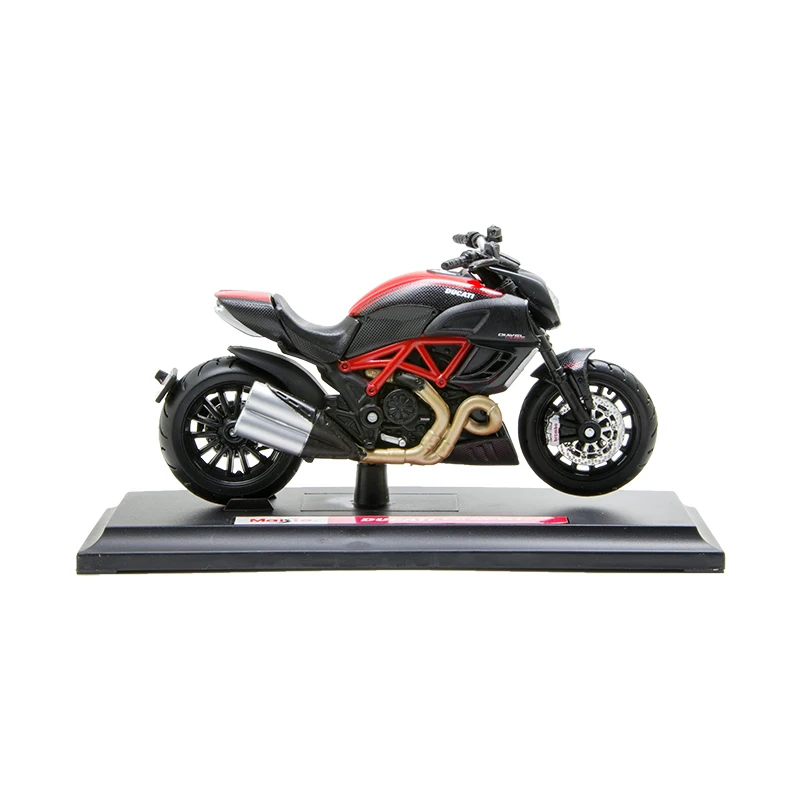 Maisto 1:18 мото модели Ducati Diavel Carbon Мотоцикл Модели Diecast миниатюрный Race игрушка для Коллекция подарков