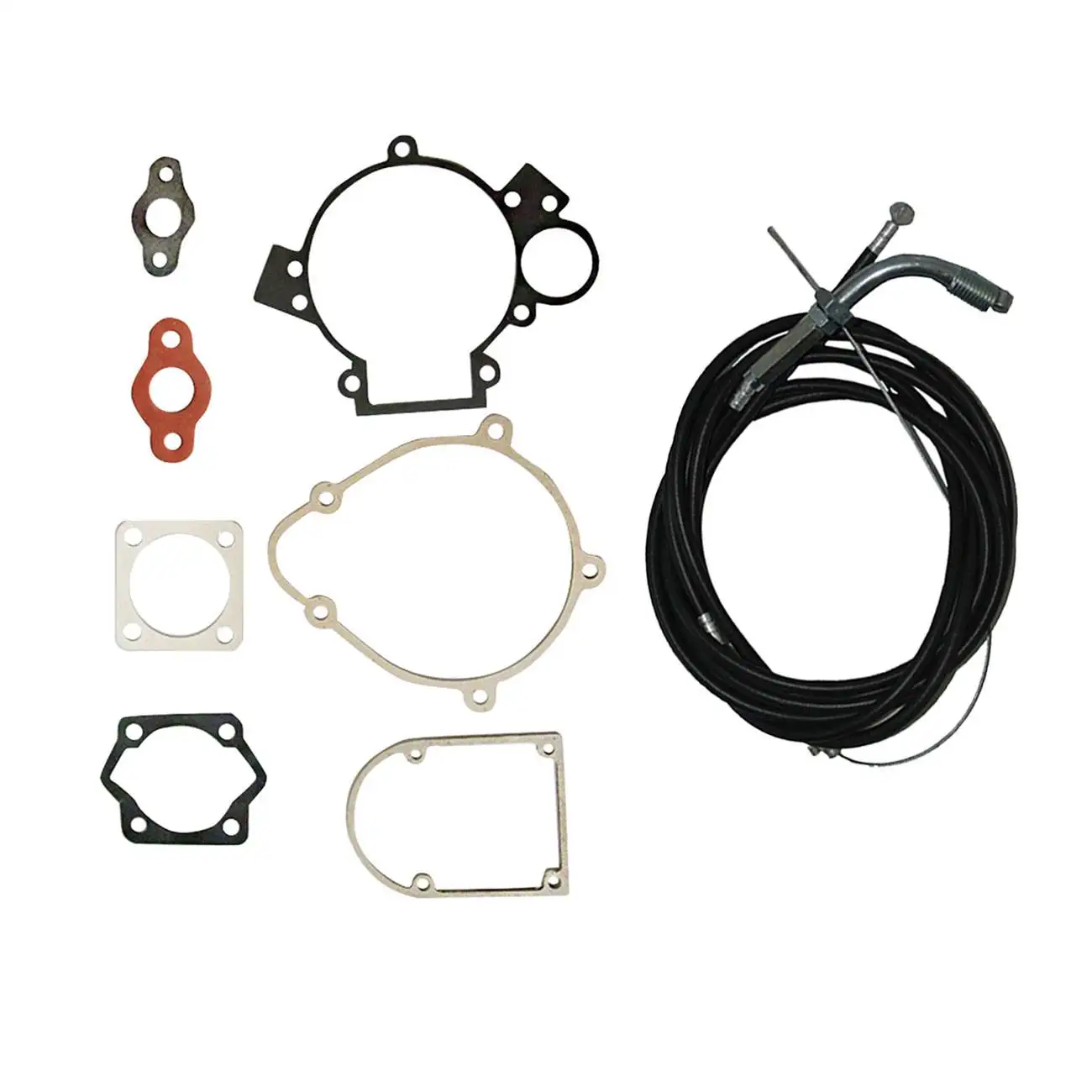 Throttle Cable Clutch Cable& Gasket For 66cc 80cc Motorized Bicycle