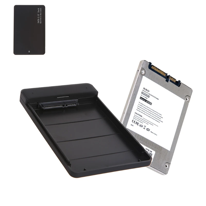 2,5 дюймов USB 3,0 SATA SSD HDD жесткий диск Внешний корпус черный чехол