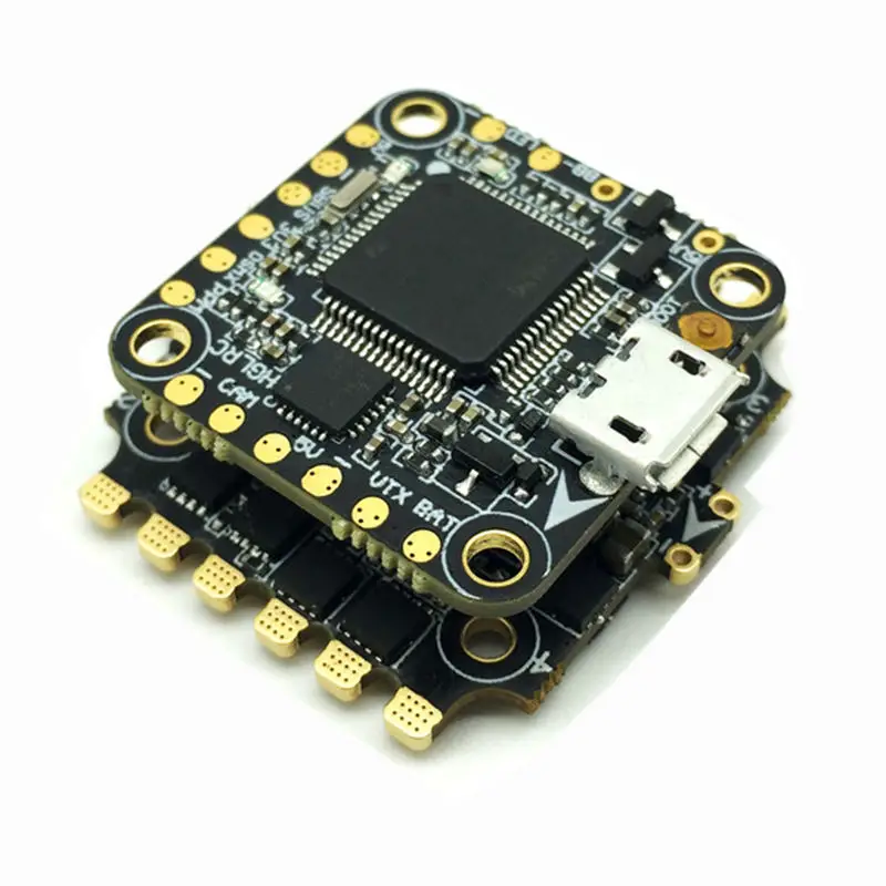 HGLRC XJB F438 Flytower Micro F4 Контроллер полета AIO OSD BEC& 33A 4 в 1 BLheli_S DShot600 ESC