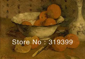 

Oil Painting Reproduction on Linen canvas, Nature morte aux oranges by paul gauguin ,100%handmade,Fast Free Shipping