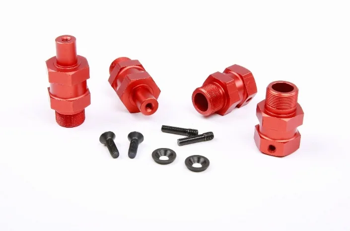 Metal quick release front and rear wheel extended shafts set for 1/5 hpi rovan km baja 5b ss rc car parts | Игрушки и хобби