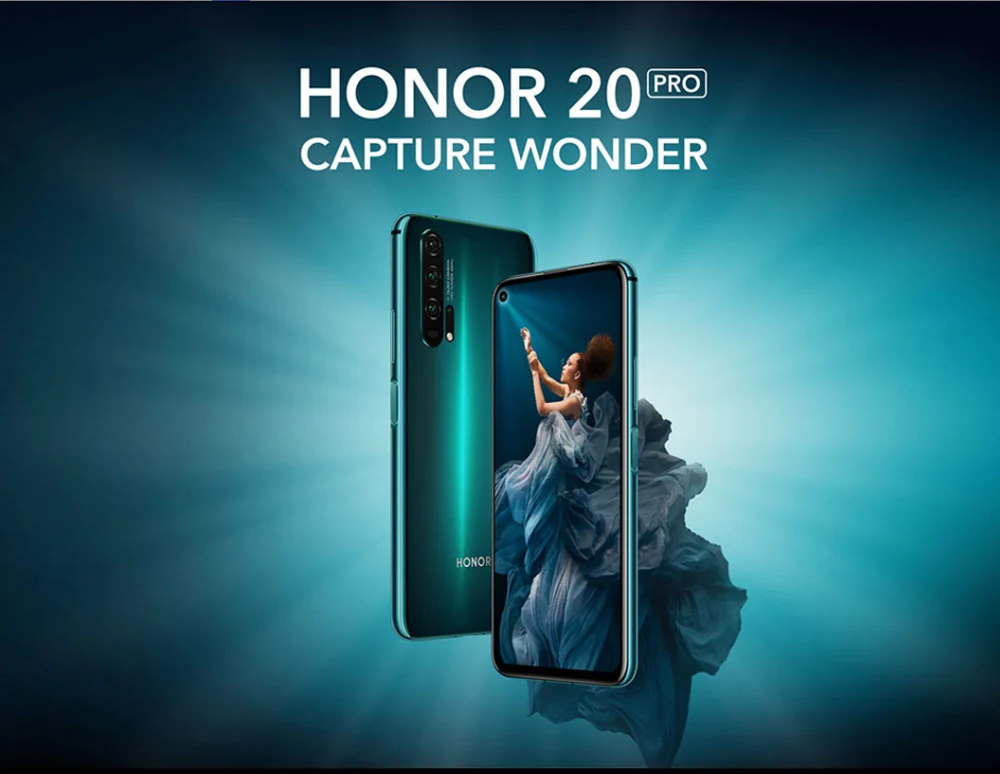 Honor 20 Pro, телефон Kirin 980, Android 9,0, 6,26 дюймов, ips, 2340X1080, 8 Гб ram, 256 ГБ rom, МП, huella dactilar, NFC