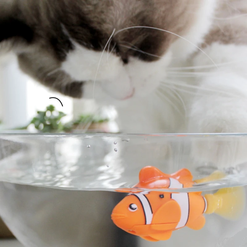 [Магазин MPK], рыба на батарейках, кошка игрушка кошка рыба