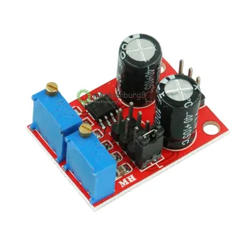 

1 PC. NE555 pulse generator frequency duty cycle adjustable module square / square wave stepper motor driver LED indicator 5 V