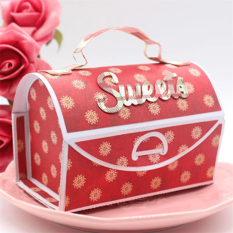 

KSCRAFT Lunch Box Metal Cutting Dies Stencil for DIY Scrapbooking Album Embossing Paper Cards Deco Crafts Die Cuts