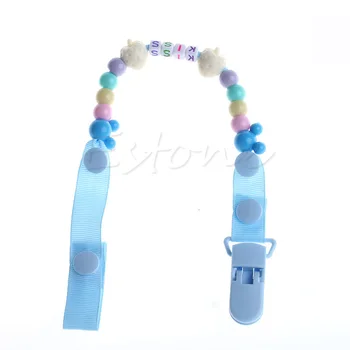 

Toddler Baby Pacifier Anti-out Chain Anti Drop Chain Hand Made Dummy Pacifier Clip Chain Holder Soother Nipple Strap New