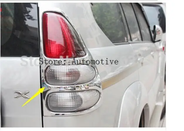 Хромированный задний фонарь для Toyota Prado FJ120 2003 2004 2005 2006 2007 2008 2009 Задняя фара