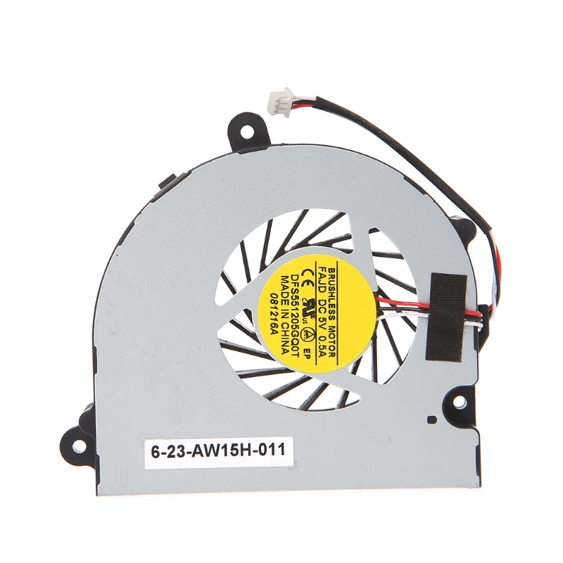 

Laptop Cooler CPU Cooling Fan Cooler Fans For (3-PIN) DFS551205GQ0T FAJD 6-23-AW15H-010