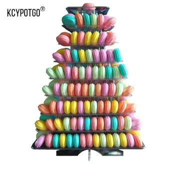 

9 tier Square Macaron Display stand Fit for Wedding Birthday Party Dessert and cake Display