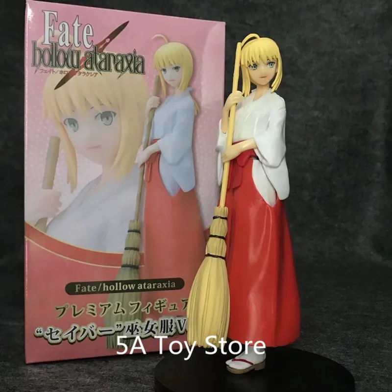 Аниме Фигурка Fate hollow Ataraxia Stay Night Saber Witch костюмы метла экшн-фигурка из ПВХ