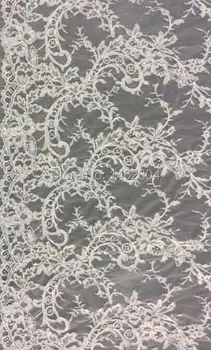 

Beautifulu French Chantilly lace 3meter/pc, Corded French Chantilly lace