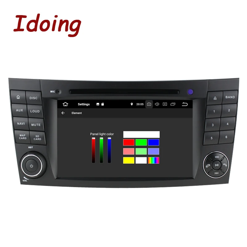 Автомобильный мультимедийный плеер Idoing 7 &quot 4 Гб + 32 ГБ 8 ядер 2Din Android 0 GPS DVD для Mercedes