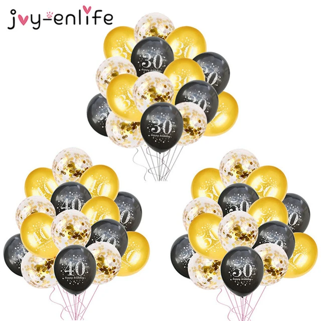 Deco Anniversaire 40 Ans Homme, 40 ans Décoration de Fête Anniversaire Or  Noir Homme, Ballon Confetti 40 Ans Affiche Toile de Fond Bannière  Anniversaire Fournitures Fête 40e Anniversaire : : Cuisine et  Maison