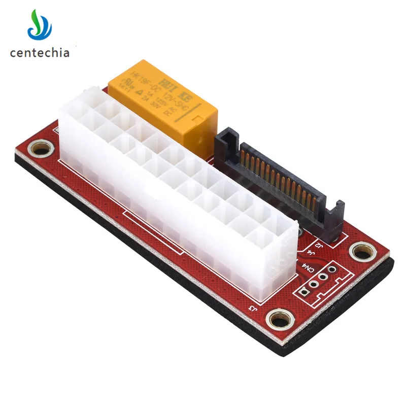Centechia Newest ADD2PSU VER004 ATX 24Pin Molex 4Pin SATA Dual PSU Power Supply Sync Starter Extender Card For Miner Mining Centechia Newest ADD2PSU VER004 ATX 24Pin Molex 4Pin SATA Dual PSU Power Supply Sync Starter Extender Card For Miner Mining