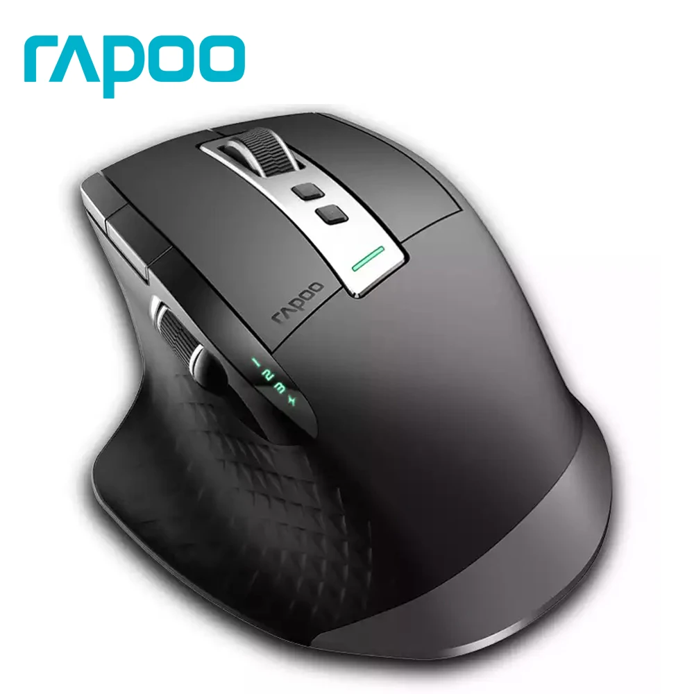 

Rapoo MT750S Bluetooth Multimode Wireless Laser Mouse 2.4G Wireless/Bluetooth 3.0/Bluetooth 4.0 Office Mouse For Laptop PC Gamer