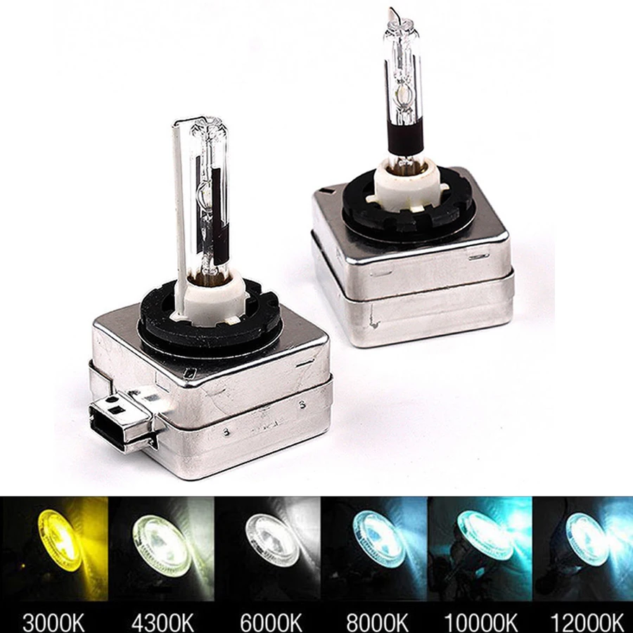 HID Xenon lamps 4300K 6000K 8000K 10000K 12000K Replacement bulb lamp