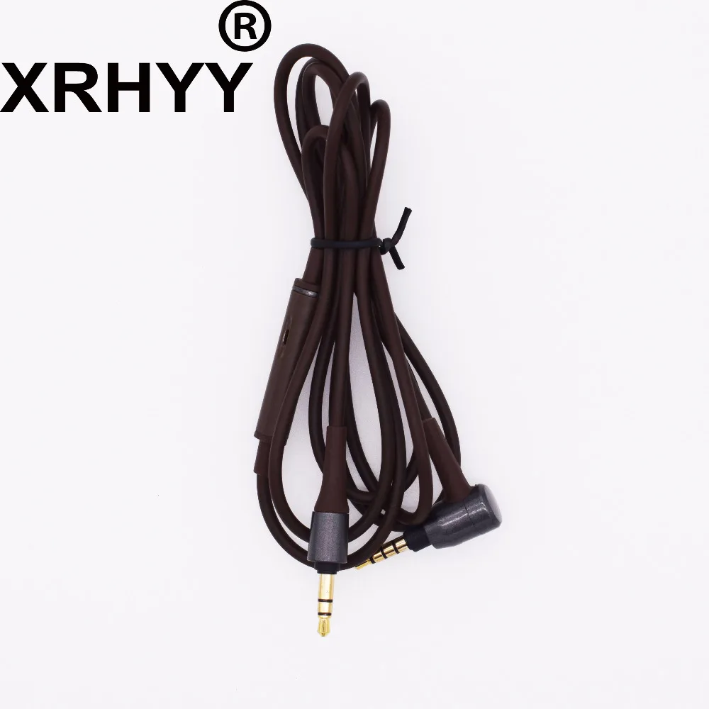 

XRHYY Replacement Inline Remote Control Cord Audio Cable With Mic For Audio Technica ATH-MSR7 Sony MUC-S12SM1 MDR-1A Headphones