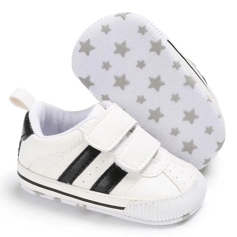Новые горячие Новорожденные для маленьких мальчиков девочек на мягкой подошве для младенцев обувь для новорожденных тапки обувь для 0-18 M первых шагов
