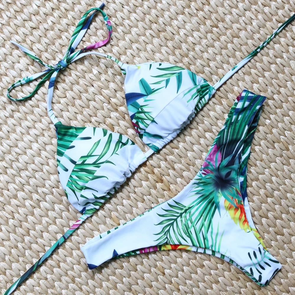 Bandage Strap Bikini 2017 New Style Reversible Swimwear Women Push Up Bathing Beach Swimsuit Set Sexy Brazilian Maillot De Bain |
