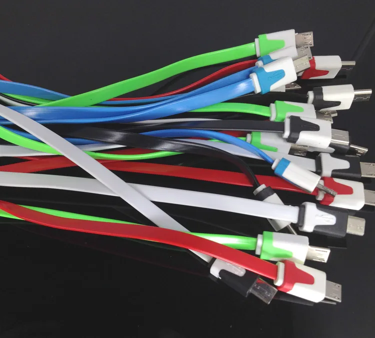20 см полноцветный Лапша кабель для передачи данных V8 порт зарядное устройство для телефона Кабели UTS для power bank mp3 mp4 камера PSP