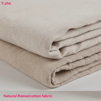 

Wide 155cm*100cm Natural Cotton/Linen Fabric Quilting Home Textile Patchwork Cloth Sewing Material Diy Home Table Cloth Bag