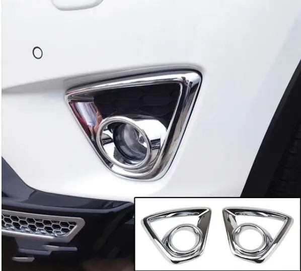 For Mazda CX 5 2012 2013 2014 abs Chrome Styling Front Foglight Cover