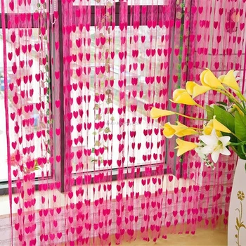 

Living Room 200cm x 100cm Silk String Curtain blinds Window Door Divider Sheer Curtains Valance Window kitchen #K400Y#