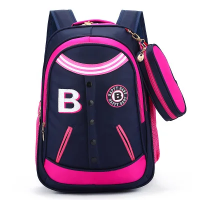 Горячая Распродажа милые школьные сумки для детей, детские рюкзаки, рюкзак для начальной школы для мальчиков и девочек, водонепроницаемый школьный рюкзак - Цвет: rose