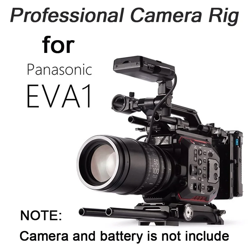 TILTA ES-T86 профессиональная камера установка для Panasonic EVA1 v-замок пластина+ Система питания+ удлиняющий кронштейн